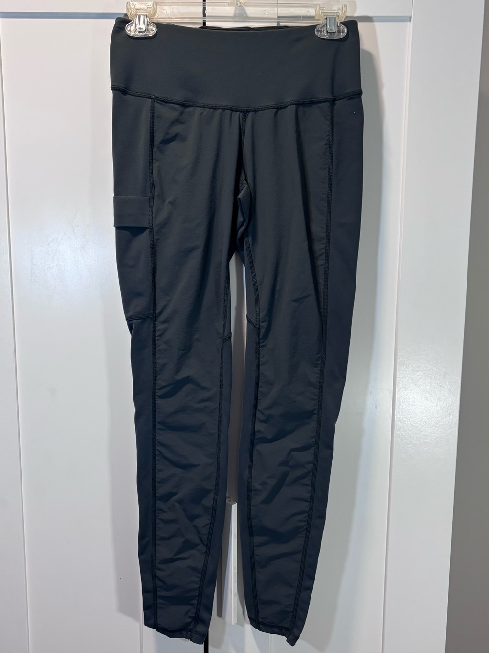 Kuhl Transcendr Leggings Womens S Gray 6322 Hiking Softshell Cargo Pocket